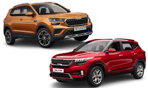 Новый дешевый кросс за 1 млн рублей просмотров видео 0. Skoda Kushaq Vs Kia Seltos Features Safety Engines Comparison