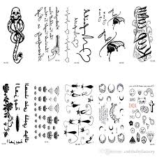 Picking a font for your next tattoo is a very important decision. Hc151 175 Waterproof Fake Tattoo Styling Tools Stickers Snake Pistol Black Feather Temporary Tattoos Body Art Tattoo From Cutebabyfactory 8 13 Dhgate Com