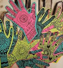 Henna Hands Elementary Art Projects Art Lessons School Art Projects