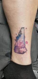 Midnight moon is new hampshire's premier tattoo and art studio. My Home State Nh Tattoo Watercolor 2018 Tattoos Watercolor Tattoo Watercolor
