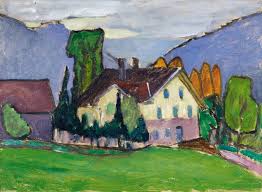 Anschaulich schildert die ausstellung, dass münter bilder aus kinderhand systematisch „erlernte: Bauernhaus Bei Regen Von Gabriele Munter Kaufen Verkaufen Van Ham Kunstauktionen