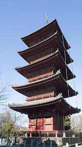 池上本門寺の五重塔 江戸時代初期の幕府建設である 冬景色