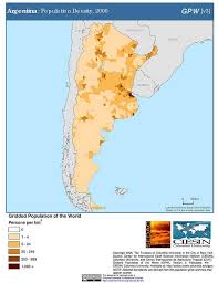 Argentina population reached 45.4 million people in dec 2020, compared with the previously reported figure of 44.9 million people in dec 2019. Argentine Population Density 438x520 Mapporn