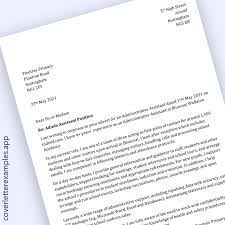Write an engaging executive assistant cover letter with indeed's library of free cover letter samples and templates. Admin Cover Letter Example Coverletterexamples App