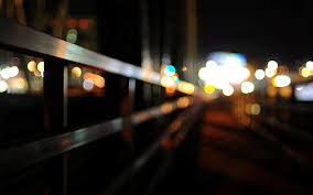 Macro Night Lights Background Widescreen The Fence Blur The Evening Hd Wallpaper Wallpaperbetter