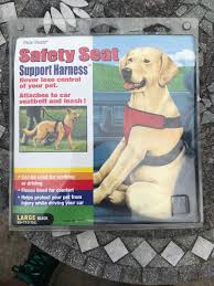 Four Paws Safety Seat Vest Harness Support Large Dog 65 110 Pounds