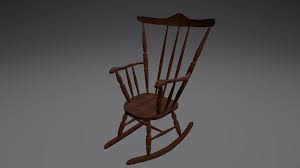 Identifying antique rocking chairs is difficult, but researching the unique characteristics of various styles and eras can help. Rocking Chair Low Poly Download Free 3d Model By Gamedirection Gamedirection 5c5d1c3