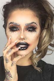 Look Schone Frauen Halloween Makeup Halloween Make Up Ideen Und Kontaktlinsen Halloween
