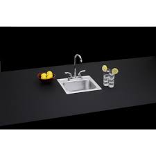 drop in bar sink + faucet kit