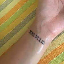 Maybe you would like to learn more about one of these? Roman Numeral Tattoo Wrist Small Wrist Tattoos Wrist Tattoos For Guys Roman Numeral Wrist Tattoo