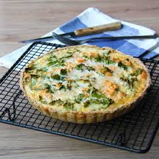 Fill with baking beans, then bake blind for 20 mins. Salmon Kale Quiche Whisk Knife