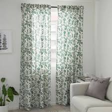 57x98 Alpklover Curtains Dark Green Ikea Pair Rideau Vert White Suppos Que Vous Venez D Acheter Vorhange Grun Transparente Gardinen Fensterdekoration