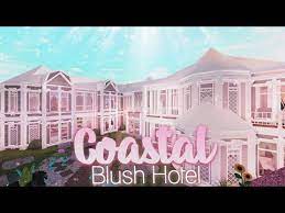 Roblox Bloxburg Coastal Blush Hotel Part 1 Speedbuild Youtube Bloxburg Hotel Roblox Bloxburg Unique House Design