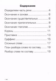 состав слова корень приставка суффикс окончание и основа слова Pin Na Doske Knigi