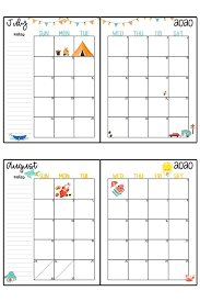 2020 Calendar Printable Free Printable 2020 Monthly Calendar Calendar Printables Planner Printables Free Weekly Planner Free Printable