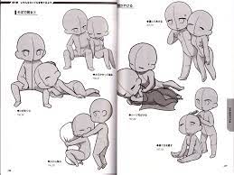 super deform pose collection vol 7 couples in love pose drawing reference book anime books chibi sketch anime book drawing reference
