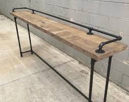 Reclaimed Barn Wood Sofa Bar Table 6ft Restaurant Counter Etsy Wood Sofa Table Barn Wood Wood Sofa