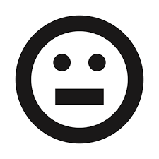 Smileys symbols ☹ ☺ ☻ ㋛ ㋡ 〠 ꌇ ツ. Blank Stare Straight Face Thick Lines Uneasy Emojis Emoticon Icon Free Download