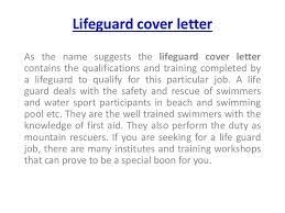 By sharon florentine senior writer, cio | recruiters, hiring managers and other hiring decision makers, not. Free Download Lifeguard Cover Letter Download Resume Resume Cover Letter