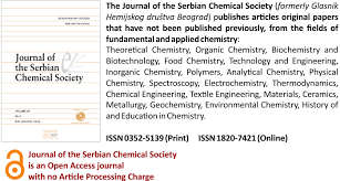 Maybe you would like to learn more about one of these? Journal Of The Serbian Chemical Society