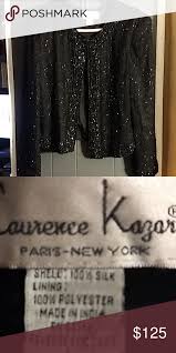 Laurence Kazar Paris New York Beaded Sequined Evening