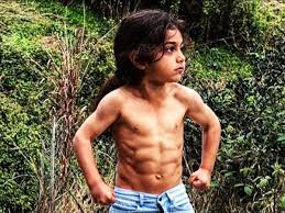 Your protein is lean meat, fish, eggs, nuts, beans, some dairy, because of t he way that it is processed it does not hinder the belly fat to be burned. Lesser Known Facts About 5 Year Old Arat Hosseini A Kid With Mini Six Pack Abs
