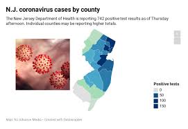 In observance of memorial day, the covid data tracker will not update on monday, may 31st. Where Is Coronavirus In N J Right Now Latest Map County By County List March 20 2020 Nj Com