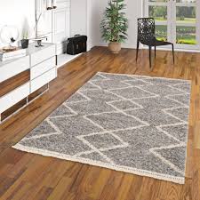 Hier finden sie eine große auswahl, z.b. Hochflor Langflor Shaggy Teppich Casablanca Rauten Grau