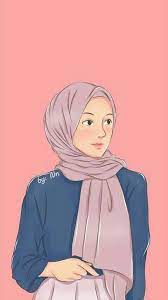 Wallpaper Lockscreen Gratis Girls Cartoon Art Hijab Cartoon Islamic Cartoon