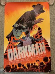 Darkman Liam Neeson Sam Raimi Movie Art Print Poster Mondo Robert Sammelin  | eBay