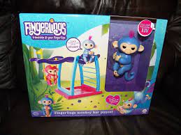 New Fingerlings Monkey Bar Playset W Exclusive Liv Jungle Gym Swing Play Set Wowwee Fingerlings Monkey Monkey Bars Baby Monkey