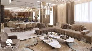 Marble, metal finishes, velvet create a sophisticated combination for stylish design. Gallery Living Room Interior Design Dubai Abu Dhabi Spazio