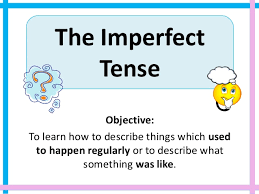 If we conjugate the verb estar in the first person singular yo, the results would be the following four words. The Imperfect Tense In Spanish And How To Use It Steemit