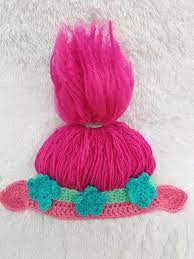 These crochet poppy troll hat are downright adorable! Crochet Trolls Hat Ideas The Most Cutest Collection Ever
