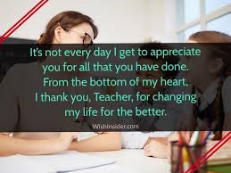 These are examples of thank you messages for teachers. 10 Thank You Messages For Teacher Wish Insider