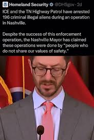 A mayor who is working against our President’s mission to protect  Tennesseans is beyond me. Keep pushing Donald J. Trump!, I’m so grateful  for Tennessee Highway Patrol and Immigration And Customs ...