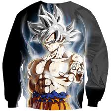 Goku's and vegeta's famous rivalry continues to drive them further into the gods' domain during dragon ball super.as goku has been training to master ultra instinct with whis, vegeta practices destruction under lord beerus. Ultra Instinct Son Goku The Super Saiyan God Dragon Ball Z 3d Print Graphic Sweatshirt Shop Dbz Clothing Merchandise