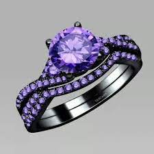 Pin By Deb Madsen On Purple In Any And Every Shade Purple I Love Purple Purple Engagement Rings Purple Rings Purple Jewelry