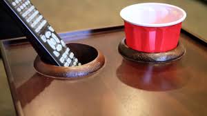 Shop kids nightstands & side tables exclusively from pottery barn kids®. The Chairside End Table Server With Cup Holders Youtube