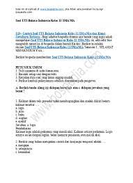 Pernyataan di atas yang menunjukkan perilaku menjaga kelestarian lingkungan hidup adalah…. 115 Contoh Soal Uts Bahasa Indonesia Kelas 11 Sma Ma Dan Kunci Jawabnya
