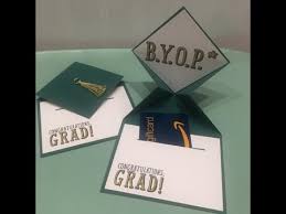 (alternatively, you can purchase a piece of card stock that is already cut into the shape of a square.) the square will serve as the top of the graduation cap. Graduation Cap Card Youtube