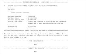 Why Does A Lodging A Caveat Matter In A Property Transaction 99 Co