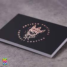 Foil is applied in the traditional hot foil stamping process. Rose Gold Foil Business Cards Super Luxury Business Cards