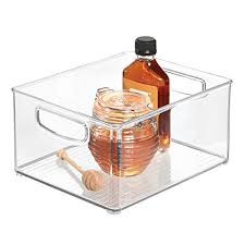 Shop for interdesign kitchen binz online at target. Idesign Linus Plastic Storage Bin With Handles For Kitchen Fridge Freezer Pantry And Cabinet Organization Bpa Free Extra Large Pricepulse