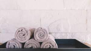 Door service mounted towel bars Towel Storage Ideas For Small Bathrooms