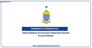 Sekiranya anda merasakan laman kerja ini banyak membantu dan memberikan manfaat kepada. Jawatan Kosong Terkini Kerajaan Negeri Pulau Pinang Pembantu Operasi N11 Kerja Kosong Kerajaan Swasta