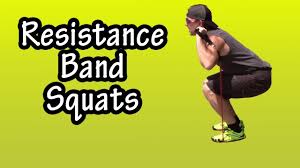 Louie simmons demonstrates how to attach bands to the bar for squatting Beginner Resistance Band Squats How To Do Squats With A Resistance Band Youtube