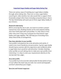  Important Sugar Daddy And Sugar Baby Dating Tips Sugar Baby Dating Sugar Daddy Dating Sugar Baby