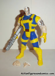 X Men X Force Toy Biz Cable Cyborg 1995 Complete Marvel Universe Action Figures 1996 Marvel Universe Action Figures Action Figures Marvel Toys