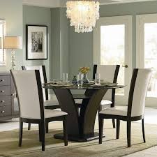 A classic, 54 white laminate top tulip tulip dining table. Trent Home Daisy Round Glass Dining Table In Espresso Finish Walmart Com Walmart Com